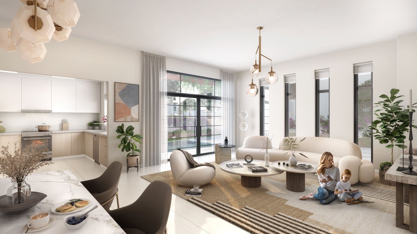 Inside a Yas Park Gate home – elegant interiors & high-quality finishes