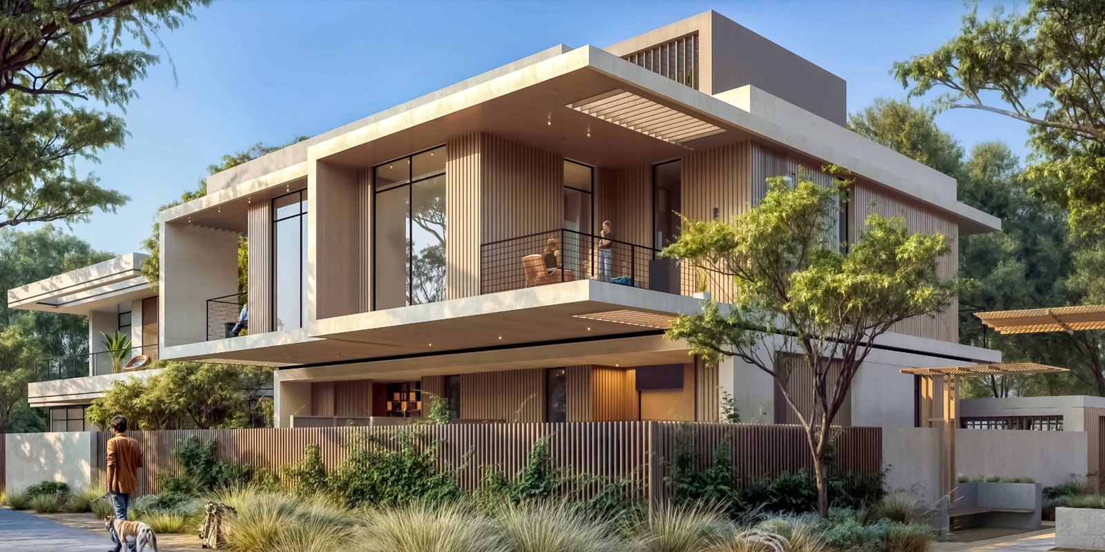 Modern Exterior Design of Naseem Al Jurf Villas